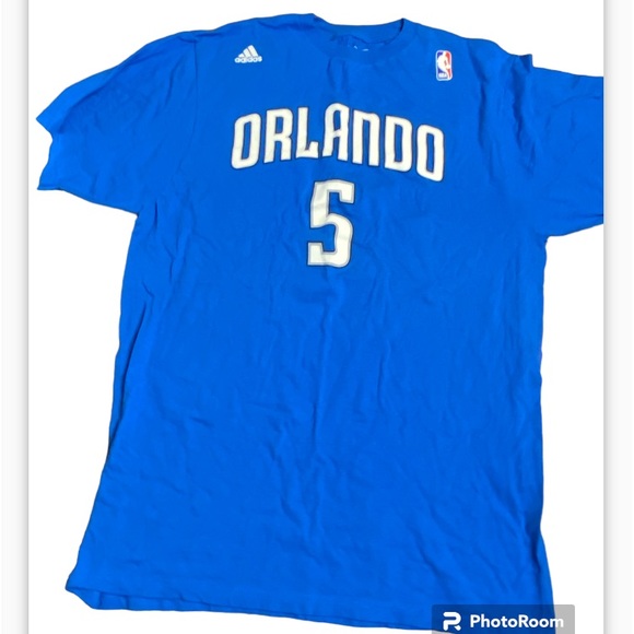 Adidas Victor Oladipo Orlando Magic T-shirt.  Royal blue,  size large. - Picture 2 of 12
